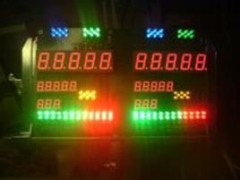 Slotcar Dual station score board