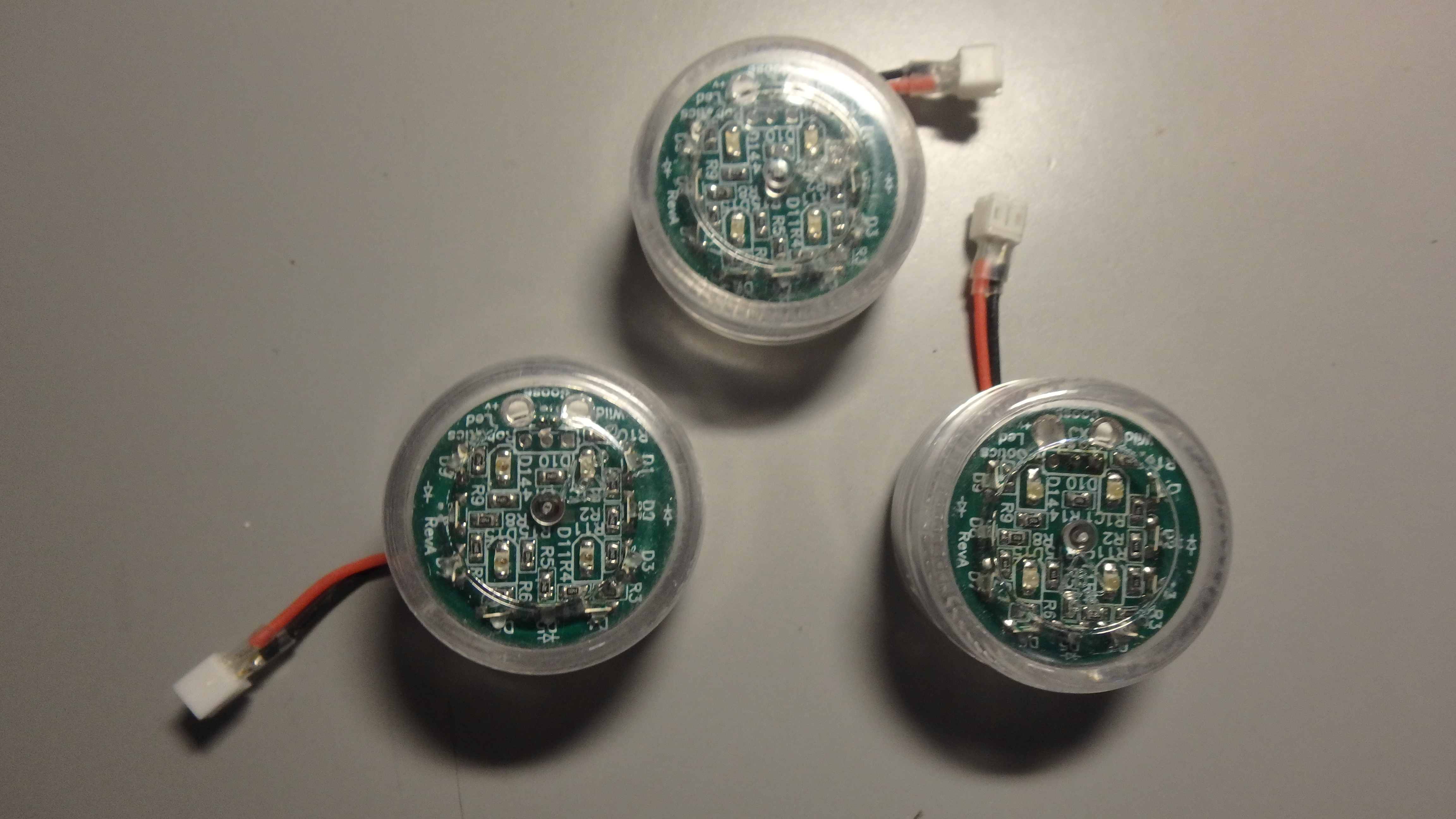 UAV running lights