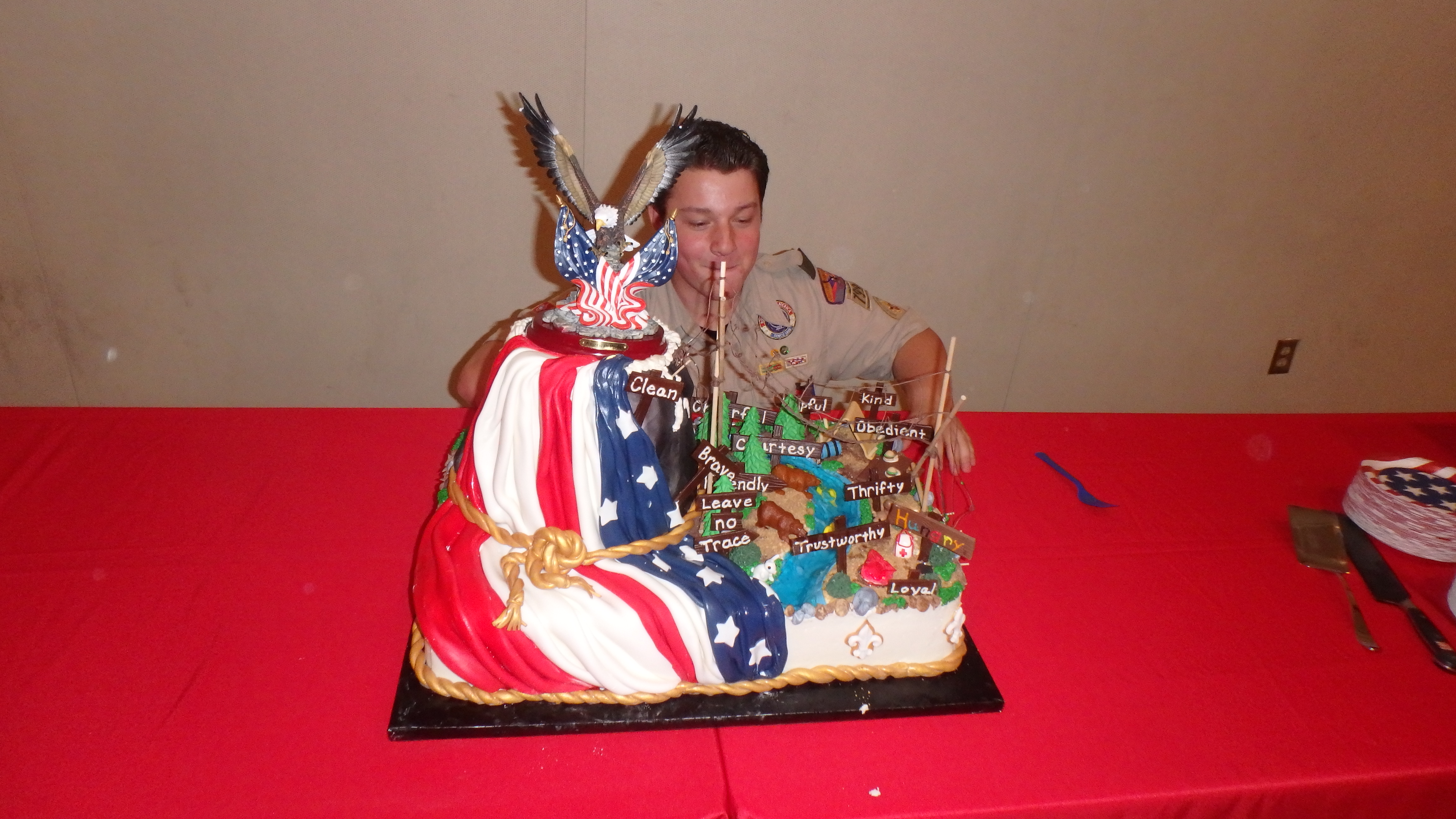 BSA Eagle Court of Honor Cake Lights